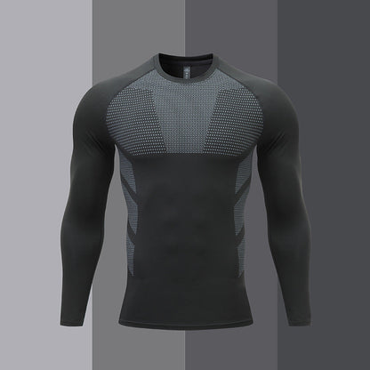Herren Sportshirt Langarm Komfort Fit - IdealeKleiden