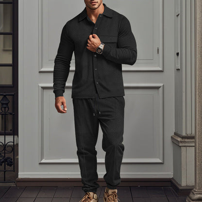Pyjama Homme Confortable Élégant Boutons