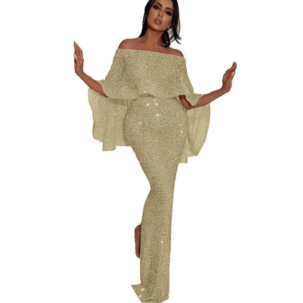 Robe de soirée bustier longue et élégante