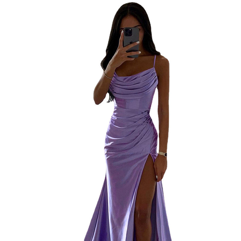 Robe longue élégante de qualité pour femme