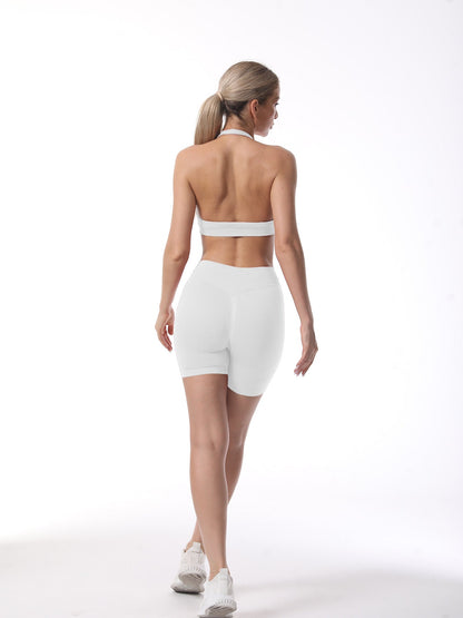 Ensemble Soutien-Gorge et Short de Sport Femme Vêtements de Sport Fonctionnels