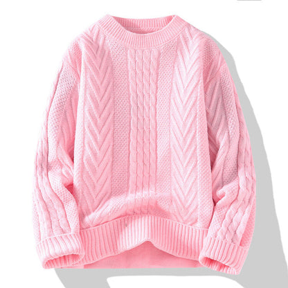 Herren Strickpullover Modern Rippmuster Elegantes Design - IdealeKleiden