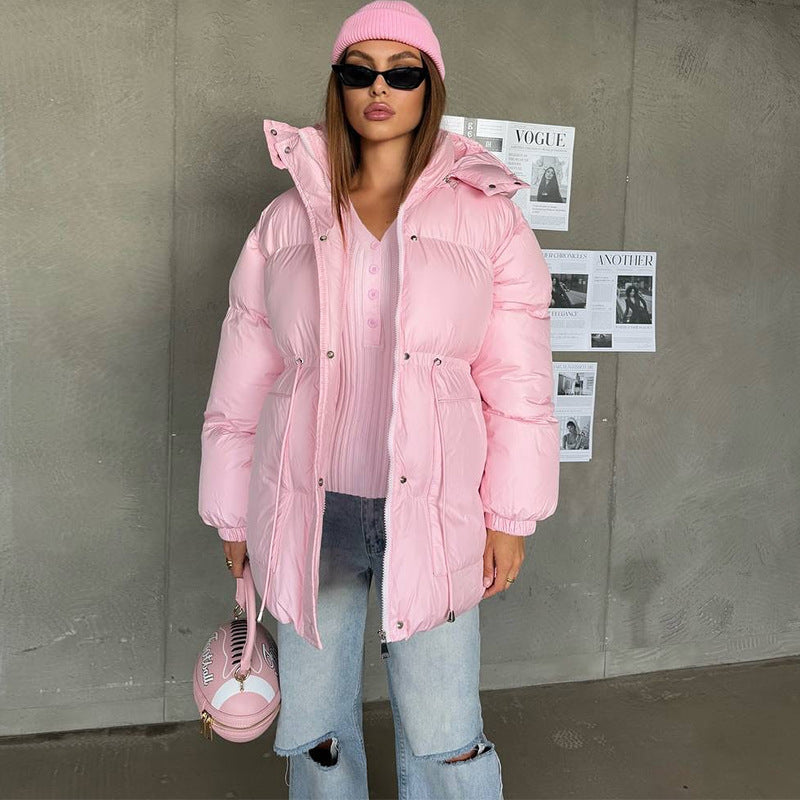 Parka en duvet oversize chaud et élégant pour femme