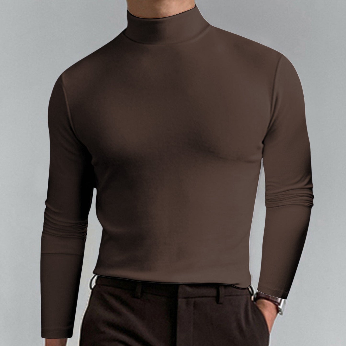 Pull col roulé homme chic et moderne