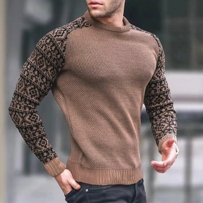Pull en maille homme Motif graphique Style tendance