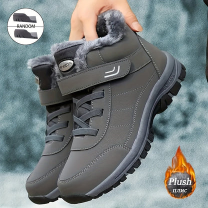 Bottes d'hiver pour femme Chaudes Isolées Adhérentes