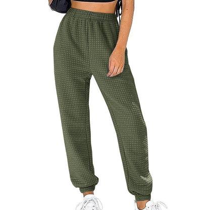 Pantalon de jogging femme Confortable Taille haute Coupe décontractée