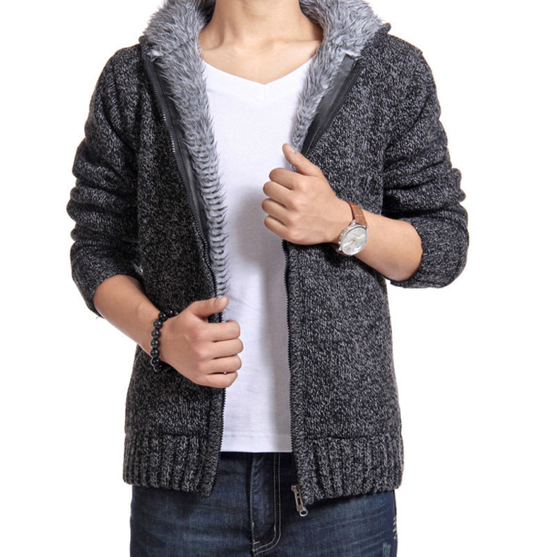 Cardigan homme doux et confortable avec doublure