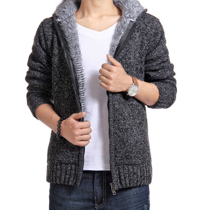 Cardigan homme doux et confortable avec doublure