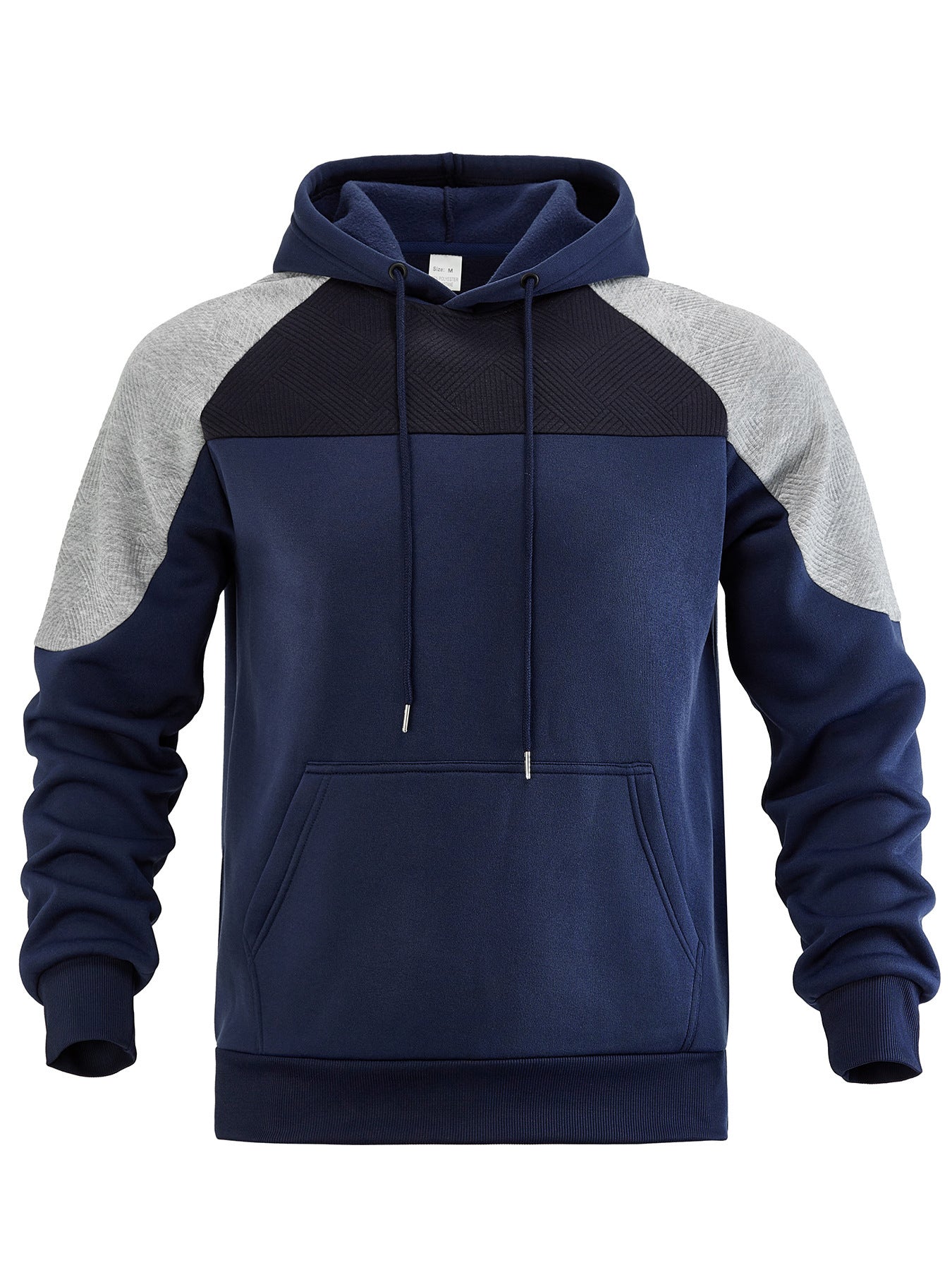 Pull de sport homme capuche lacet moderne