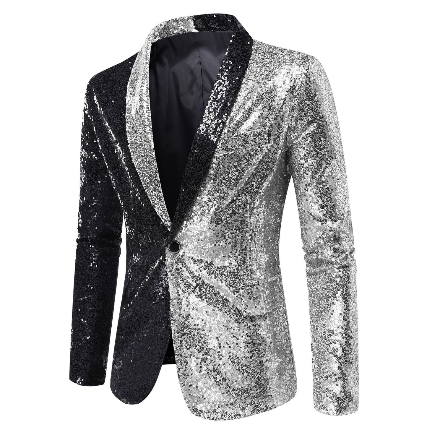 Veste scintillante homme Coupe moderne Étincelante
