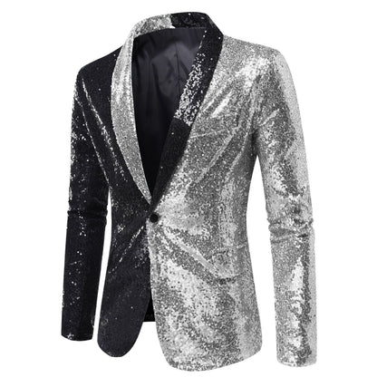 Veste scintillante homme Coupe moderne Étincelante