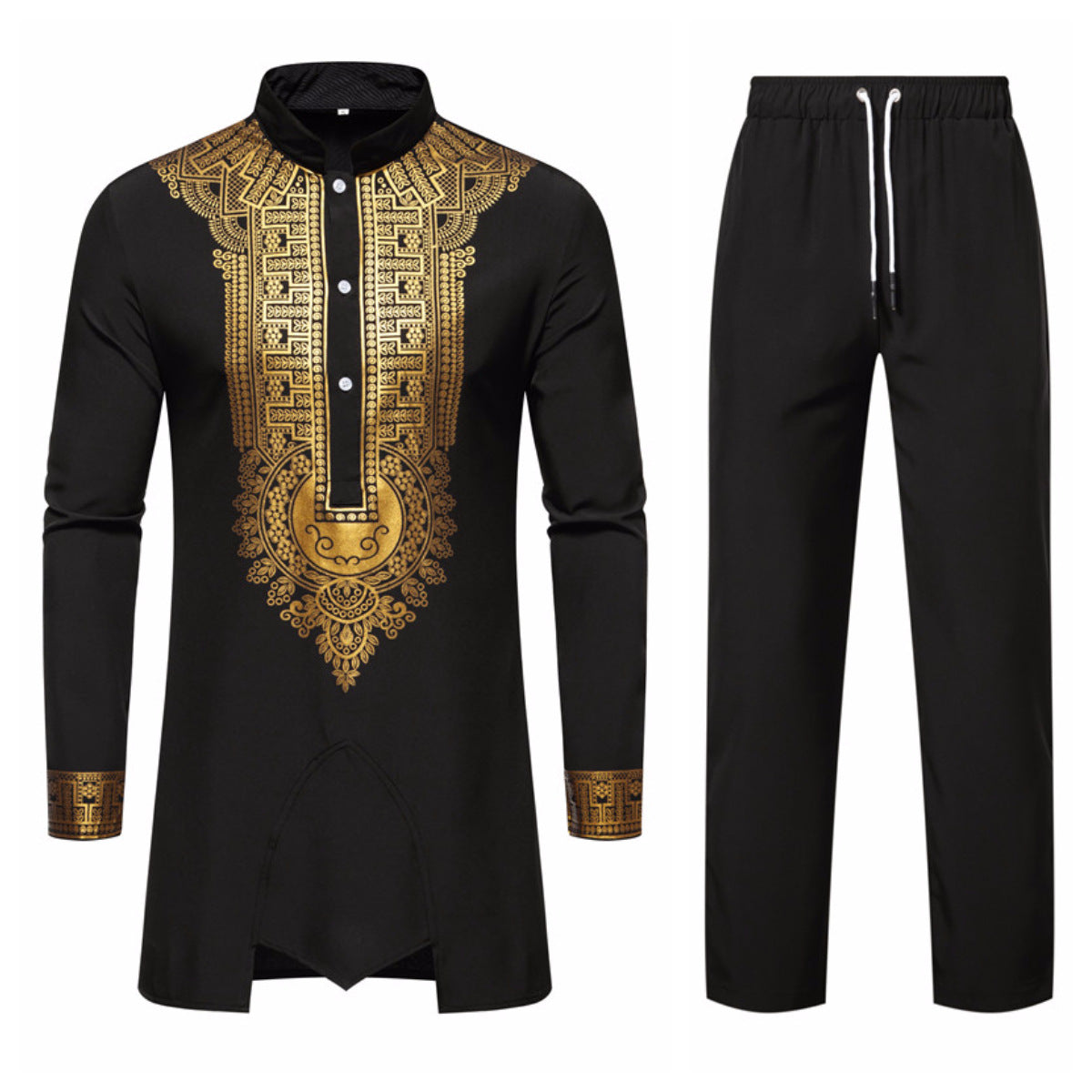 Costume deux pièces élégant à motif exclusif pour hommes