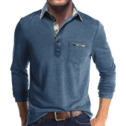 Chemisier élégant manches longues coton
