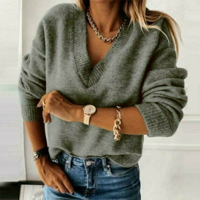 Écharpe femme Pull Col en V Moderne