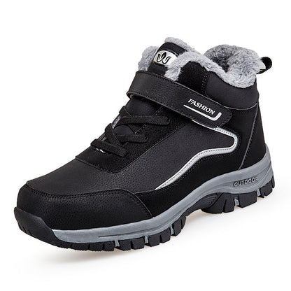 Chaussures de randonnée femme chaudes fourrées Velcro