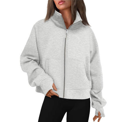 Veste de survêtement femme col montant confortable