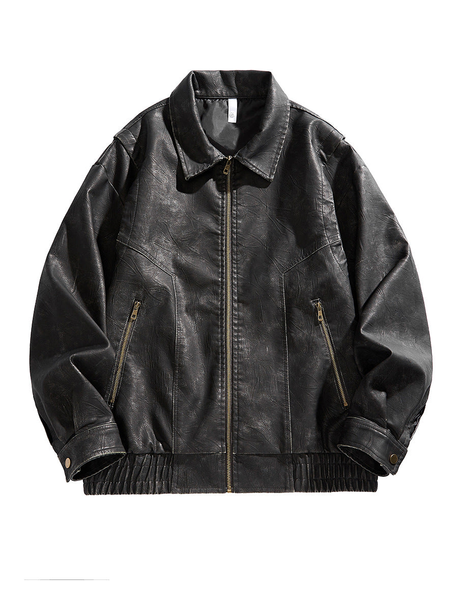 Veste courte élastique pour hommes avec poches