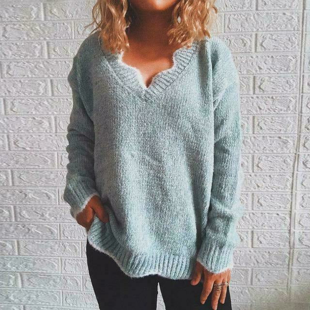 Pull pour femme - Automne Confortable Uni