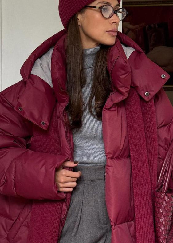 Doudoune oversize chaude et confortable