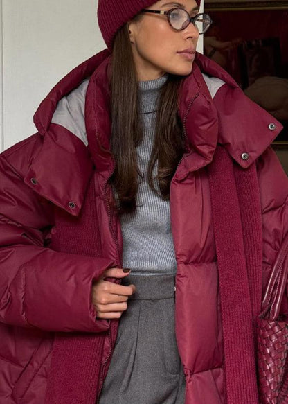 Doudoune oversize chaude et confortable