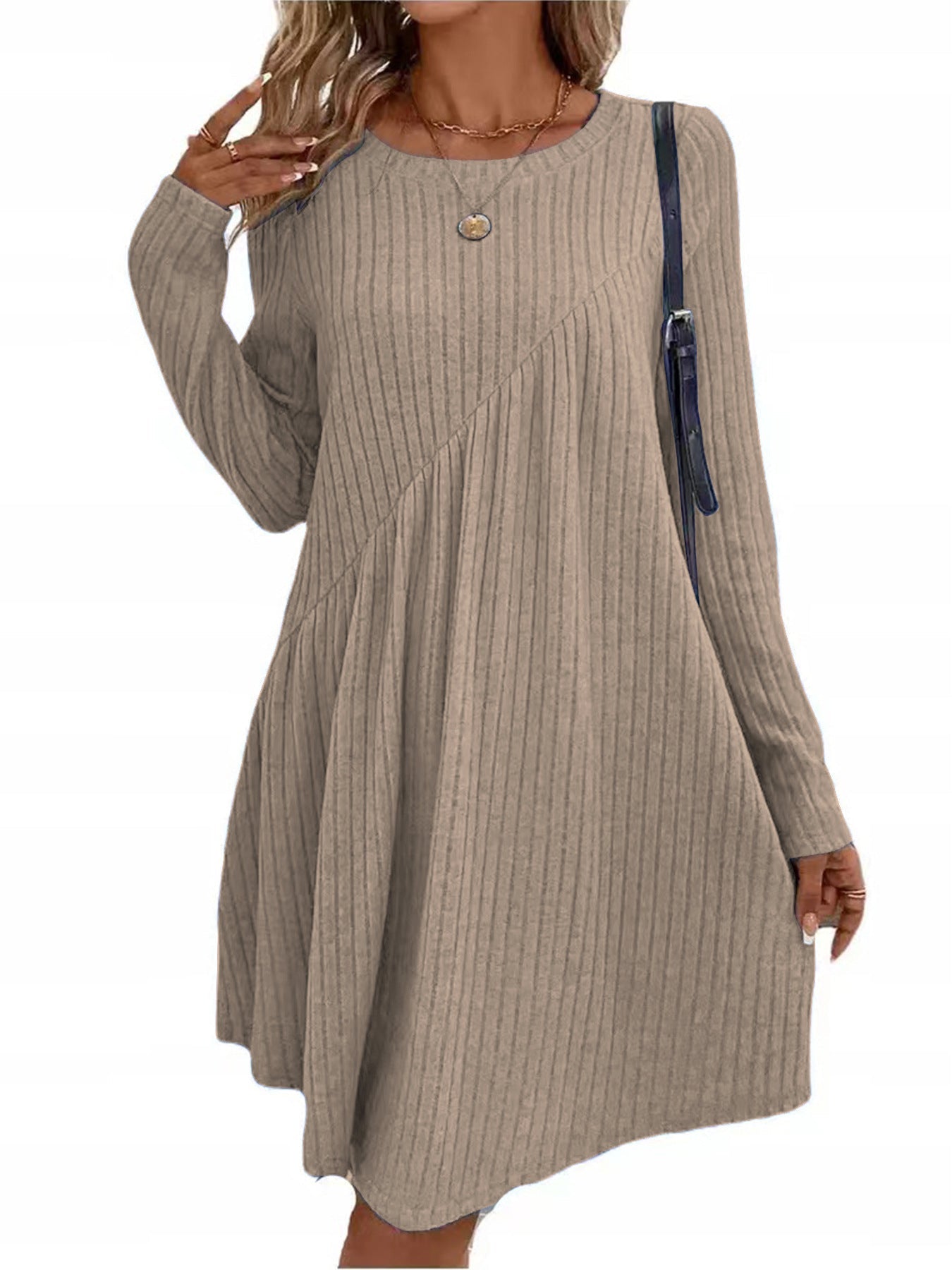 Robe Femme Décontractée Asymétrique Tendance