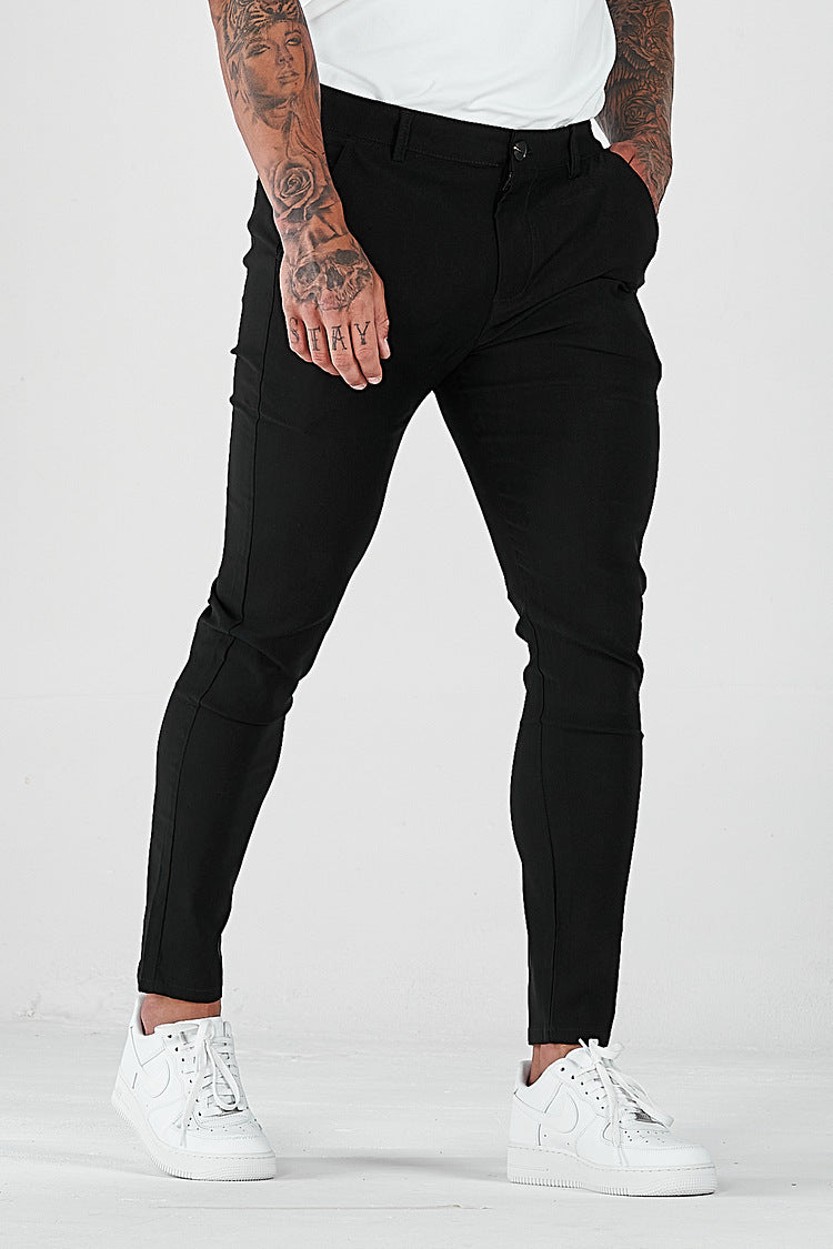 Pantalon chino homme coupe slim élégant