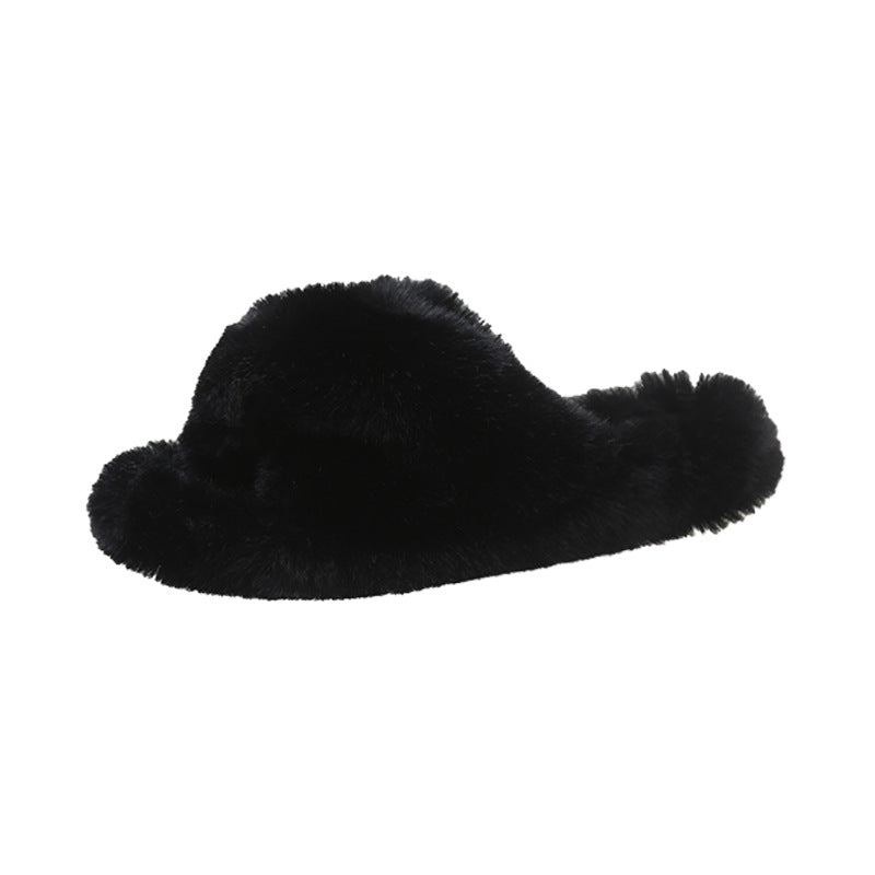 Chaussons en peluche doux et moelleux pour femmes