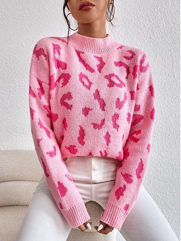 Pull femme motif animal Confortable Élégant