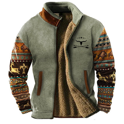Veste polaire mérinos chaude pour homme