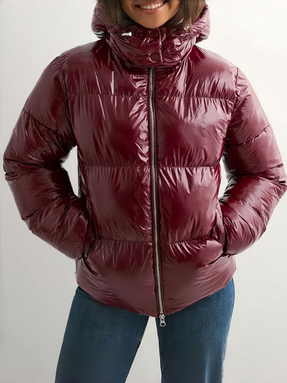 Doudoune femme hiver chaude à capuche
