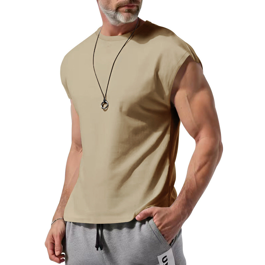 T-shirt de sport pour homme Respirant Confort Coton