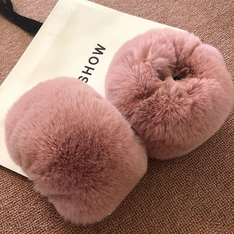 Cache-oreilles pour femmes Doux Peluche Chaud