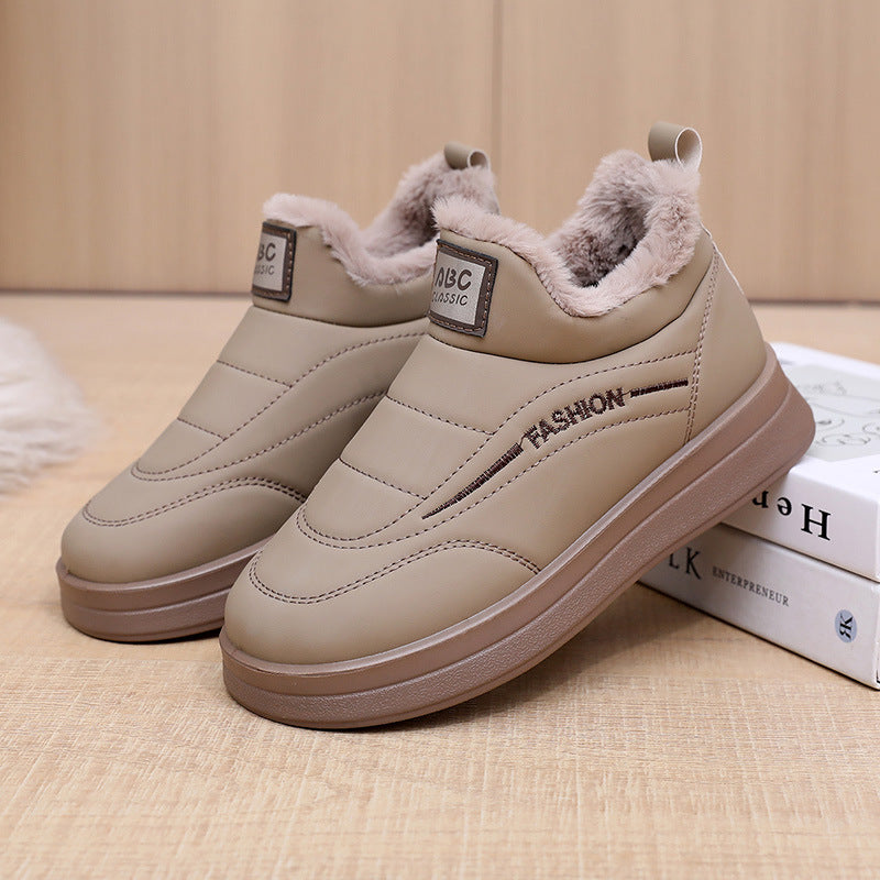 Chaussures de sport doublées antidérapantes confortables pour femmes