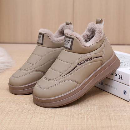 Chaussures de sport doublées antidérapantes confortables pour femmes