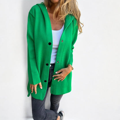 Manteau d'hiver femme avec capuche chaud
