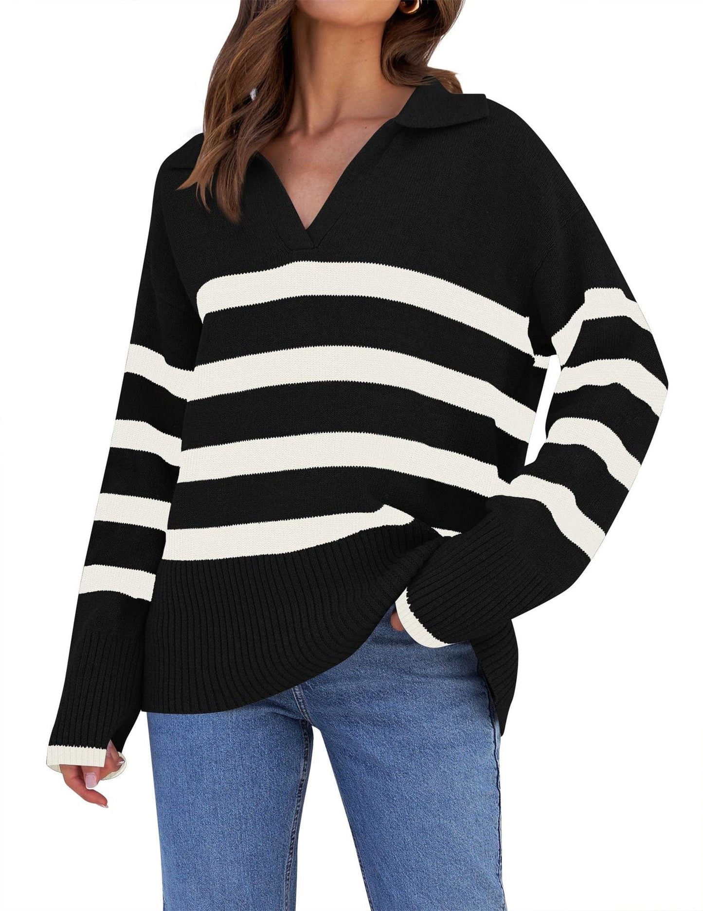 Grands pulls amples chauds et confortables modèle hiver