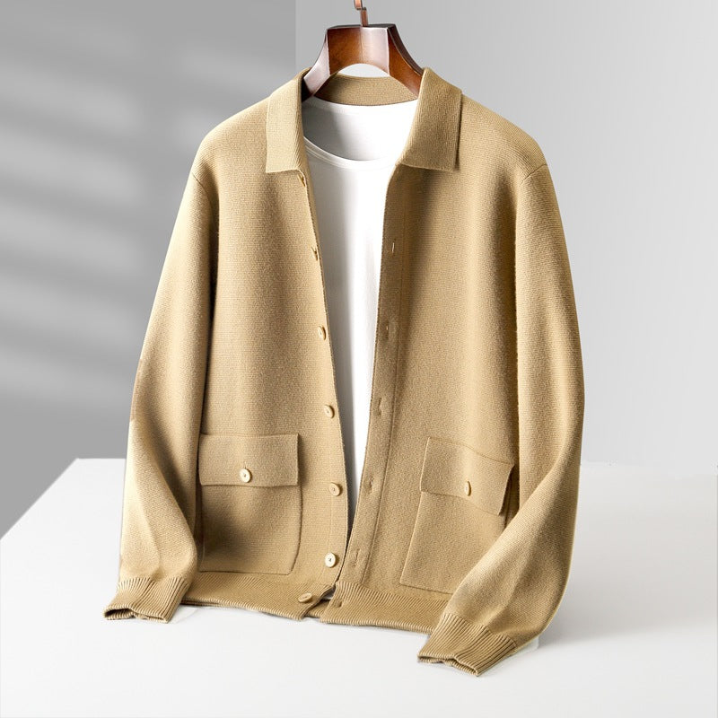 Veste d'hiver élégante noire pour homme
