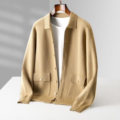 Veste d'hiver élégante noire pour homme