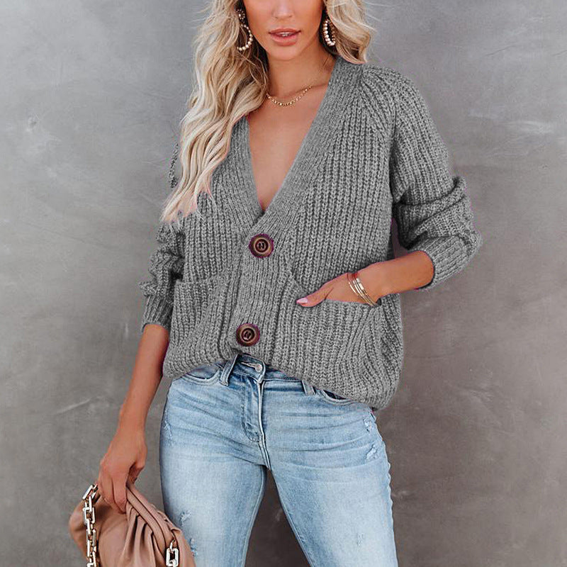 Gilet Femme Décontracté Avec Poches
