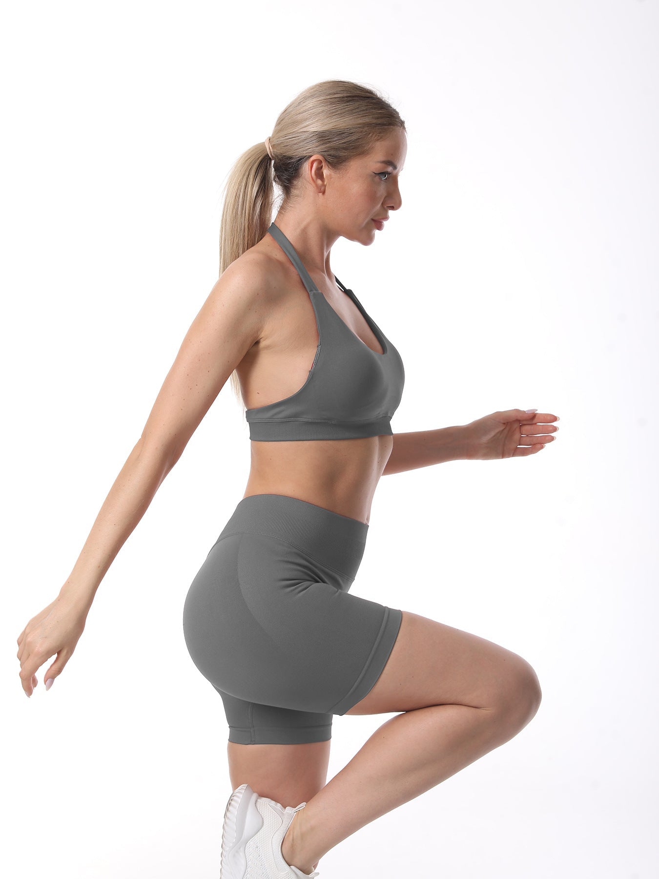 Ensemble Soutien-Gorge et Short de Sport Femme Vêtements de Sport Fonctionnels