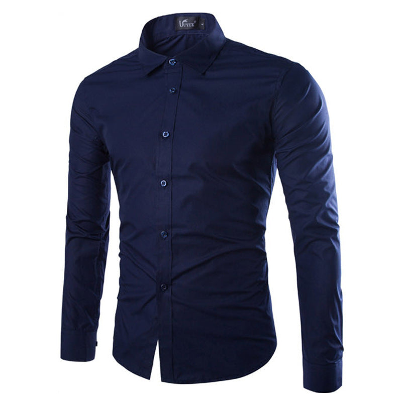 Chemise homme élégante manches longues moderne