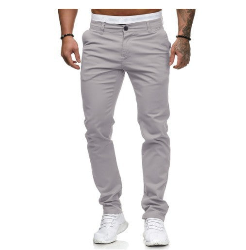 Pantalon Chino Homme Slim Fit Élégant Confortable