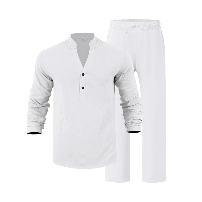 Ensemble Homewear pour Homme Confortable Élégant Long