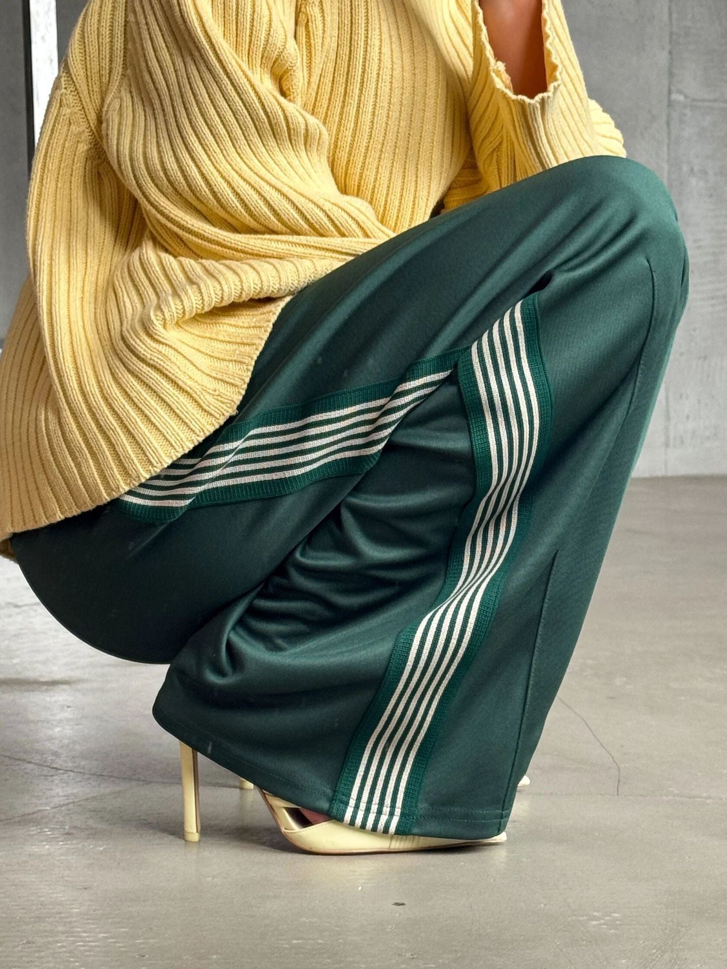 Pantalon de sport femme Rayures diagonales Confortable