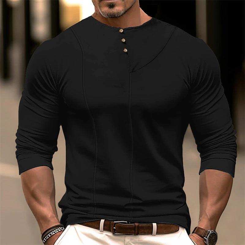 Robe élégante coupe slim manches longues coton