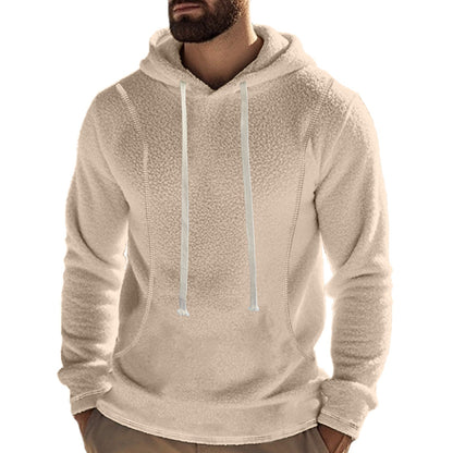 Sweat à capuche polaire homme Premium Poche kangourou Design moderne