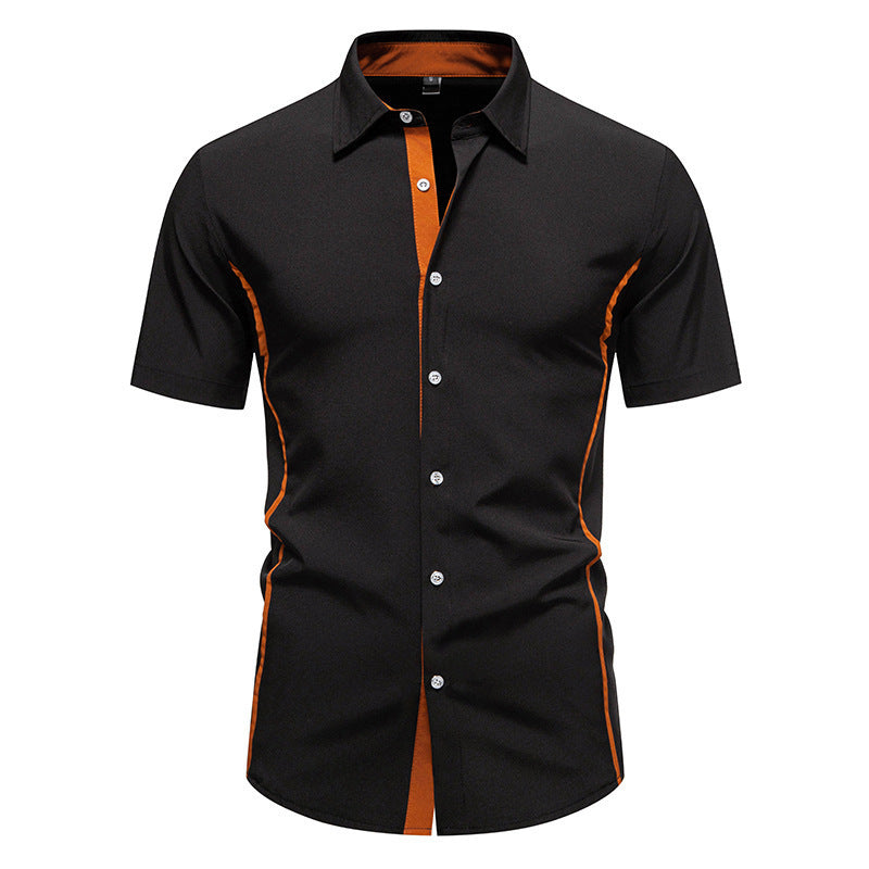 Chemise homme manches courtes style moderne