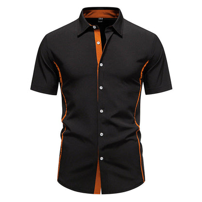 Chemise homme manches courtes style moderne