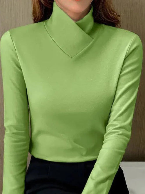 Pull à col roulé élégant pour femme de haute qualité